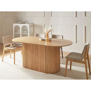 Beliani Table de repas en MDF Minimaliste LUNNIN  