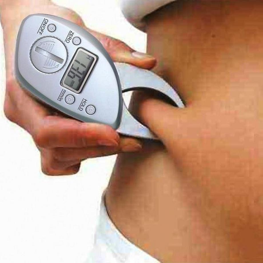 FitLife  Digitaler Fat Caliper inklusive Körpermassband 