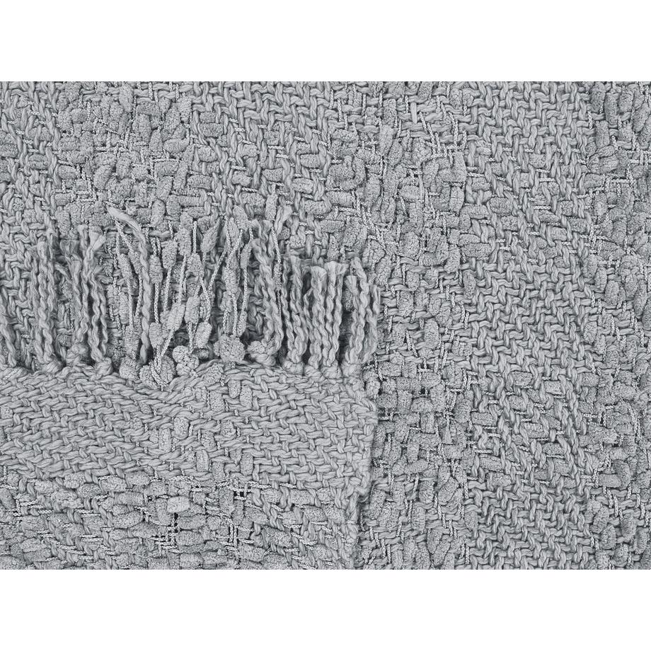 Beliani Vella Boho Couverture Douillette en Coton  