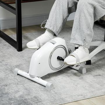 Pedaltrainer Mini Heimtrainer für Senioren mit 8 verstellbarem Magnetwiderstand & LCD-Display Arm- und Beintrainer Fitnessbike für zuhause Trainingsgerät Aosom