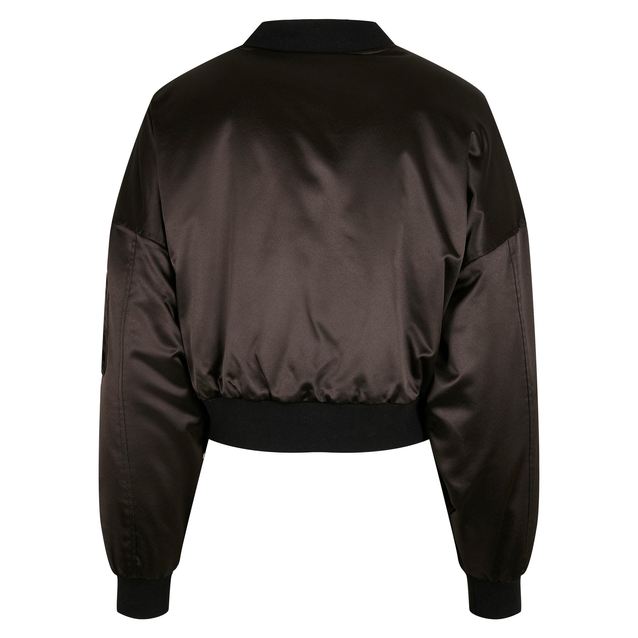 URBAN CLASSICS Oversized Satin Bomberjacke  