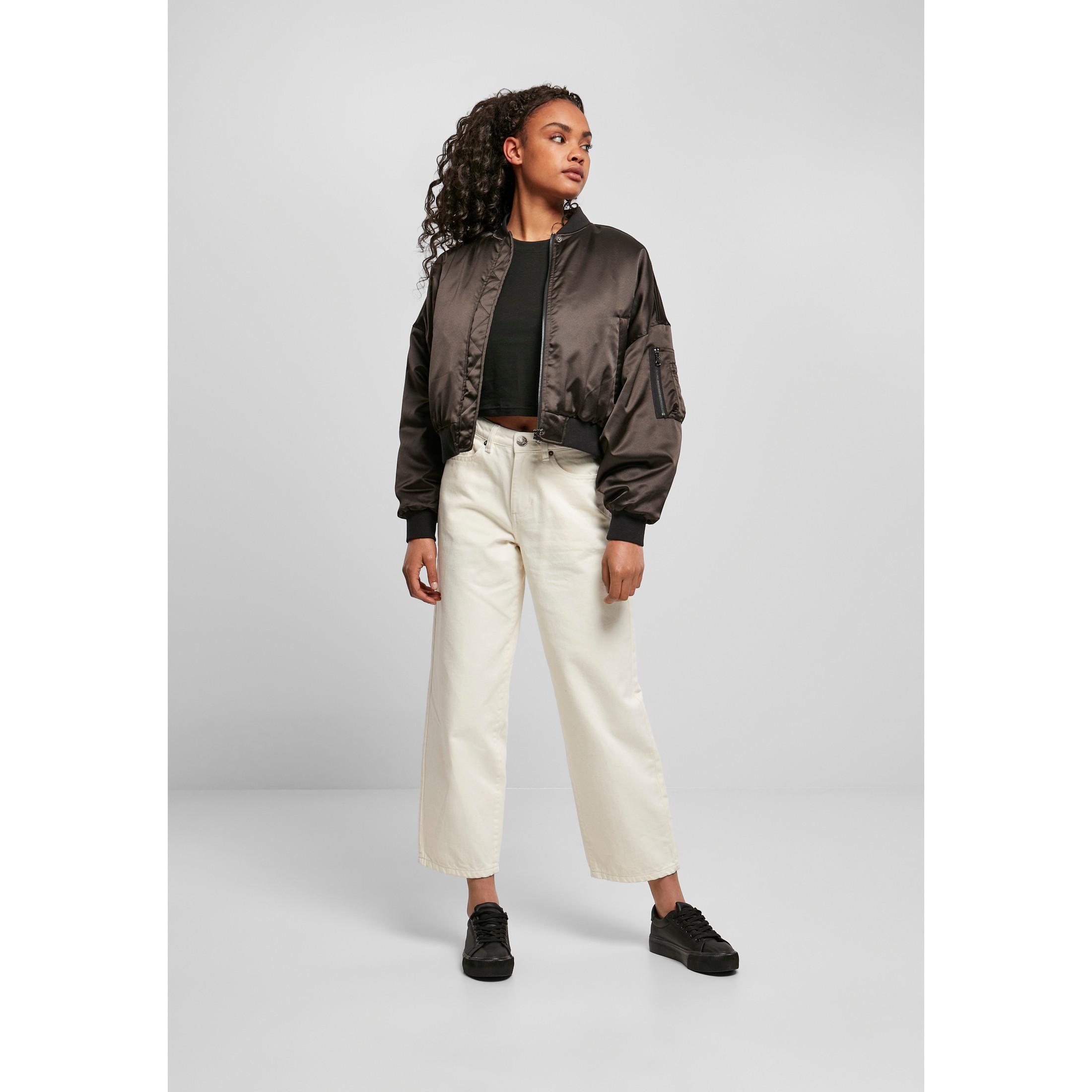 URBAN CLASSICS Oversized Satin Bomberjacke  