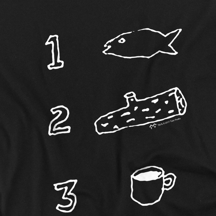 Twin Peaks  T-ShirtCoffee Log Fish 