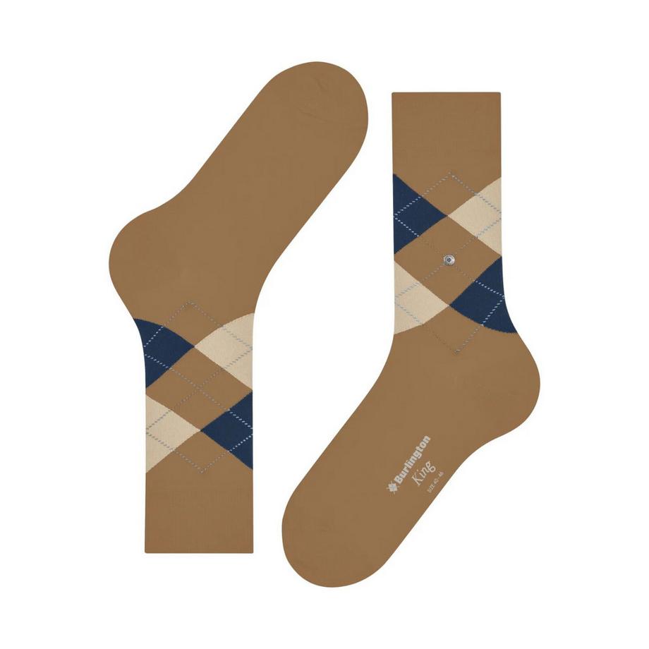 Burlington King Argyle Socken  