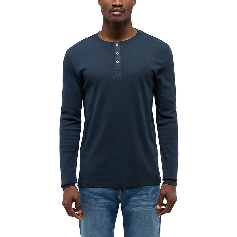 Mustang Maglia a maniche lunghe 2 Pack Vestibilità confortevole Henley  
