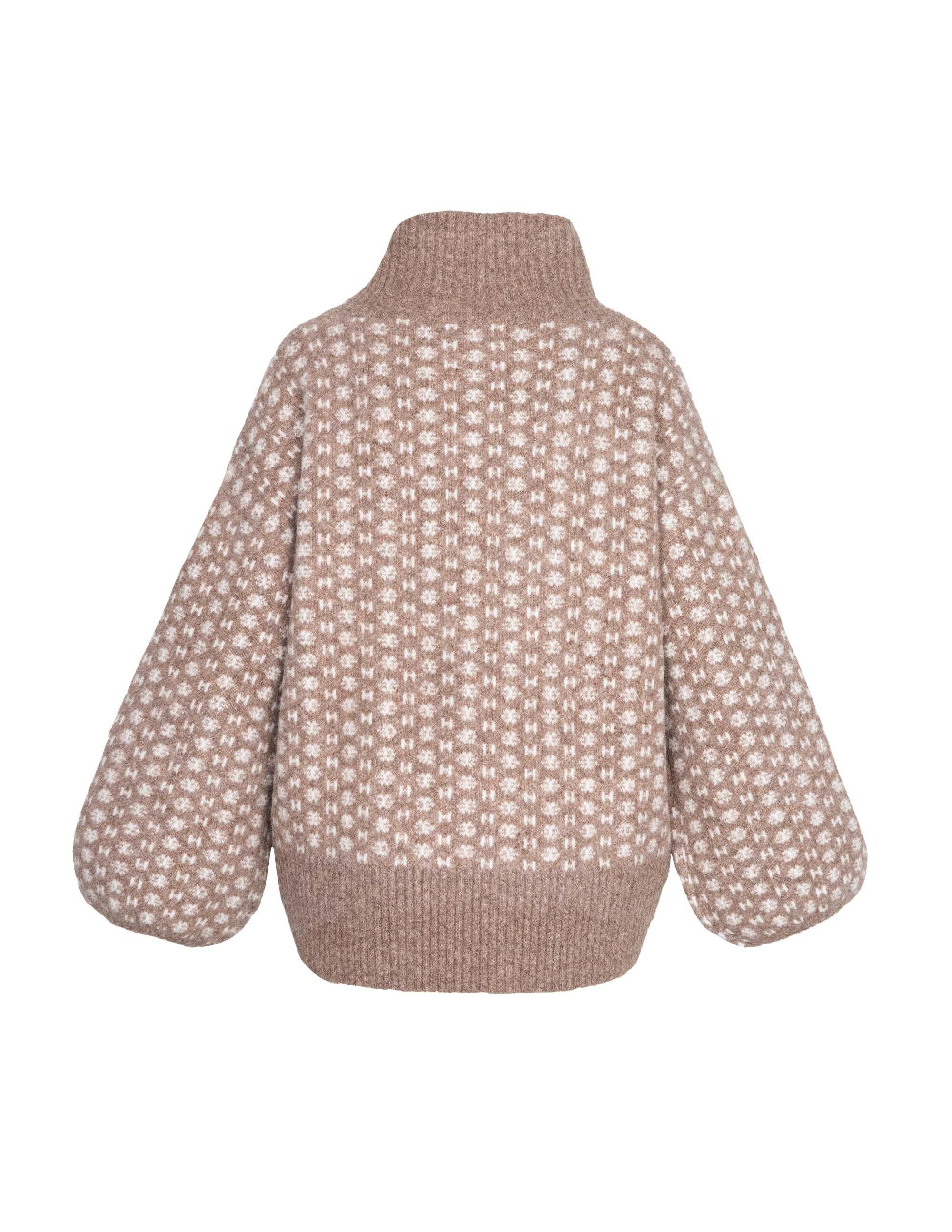 Hést LOGO Pullover Hoher Kragen  