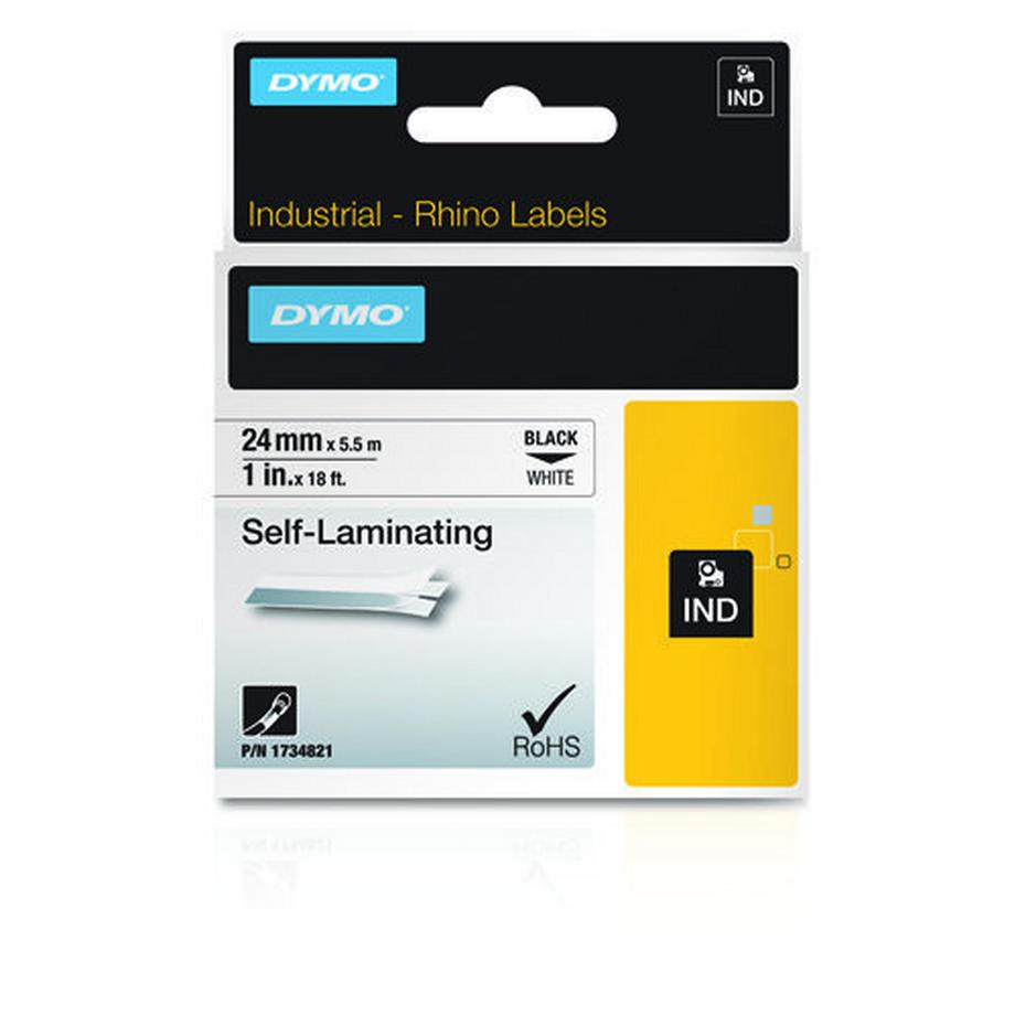 Dymo  24mm RHINO Self-Laminating Vinyl tape Farbband 