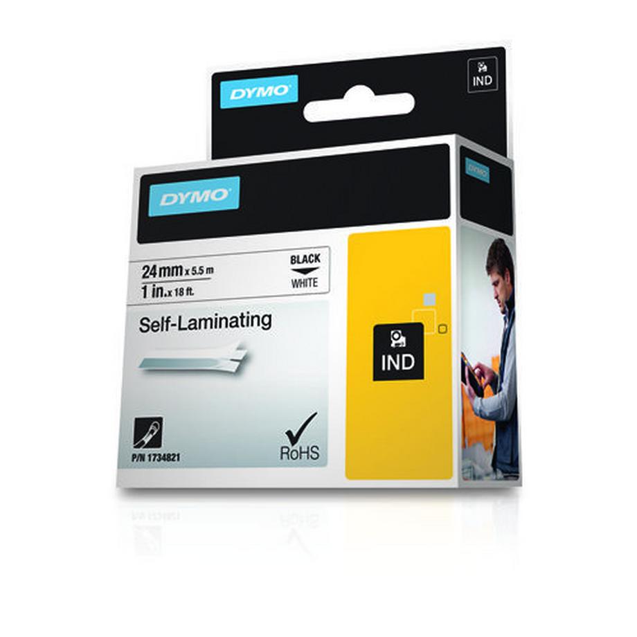 Dymo  24mm RHINO Self-Laminating Vinyl tape Farbband 