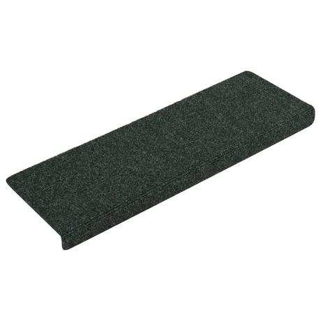 VidaXL Tapis d'escalier  pcs tissu aiguilleté polypropylène  