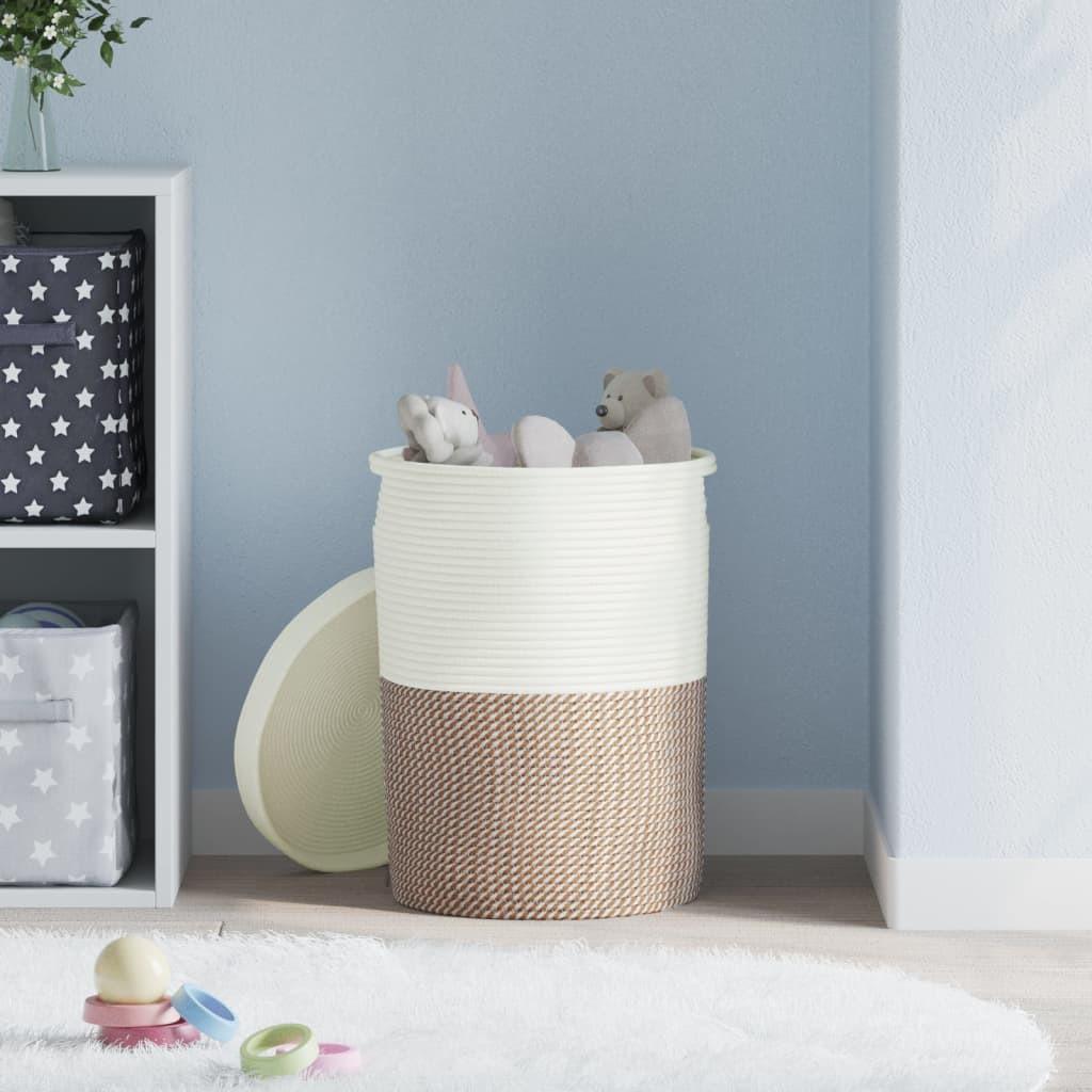 VidaXL cestino portaoggetti Cotone  