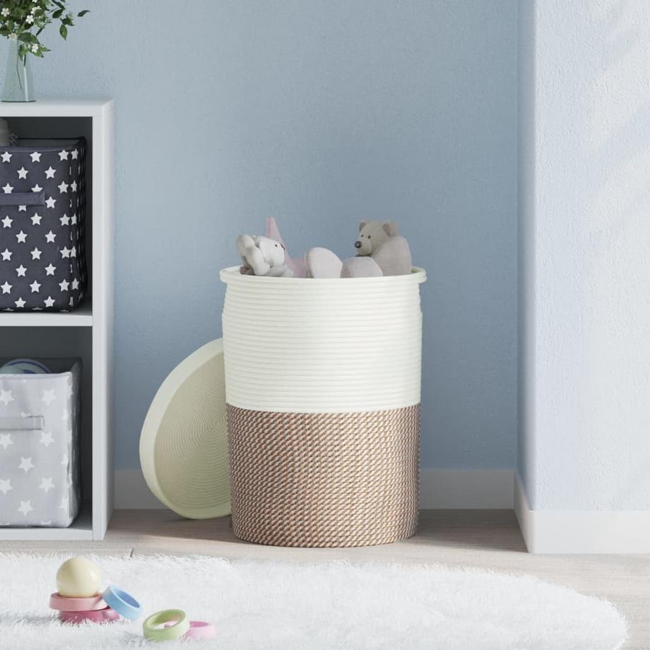 VidaXL Aufbewahrungskorb baumwolle  