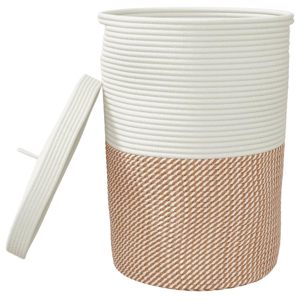 VidaXL cestino portaoggetti Cotone  