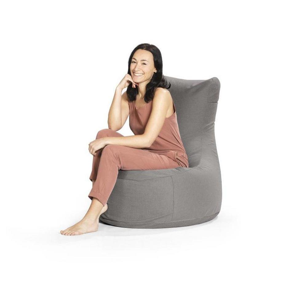 Sitting Point Sitzsack Swing OUTSIDE, grau (mit Innenhülle)  