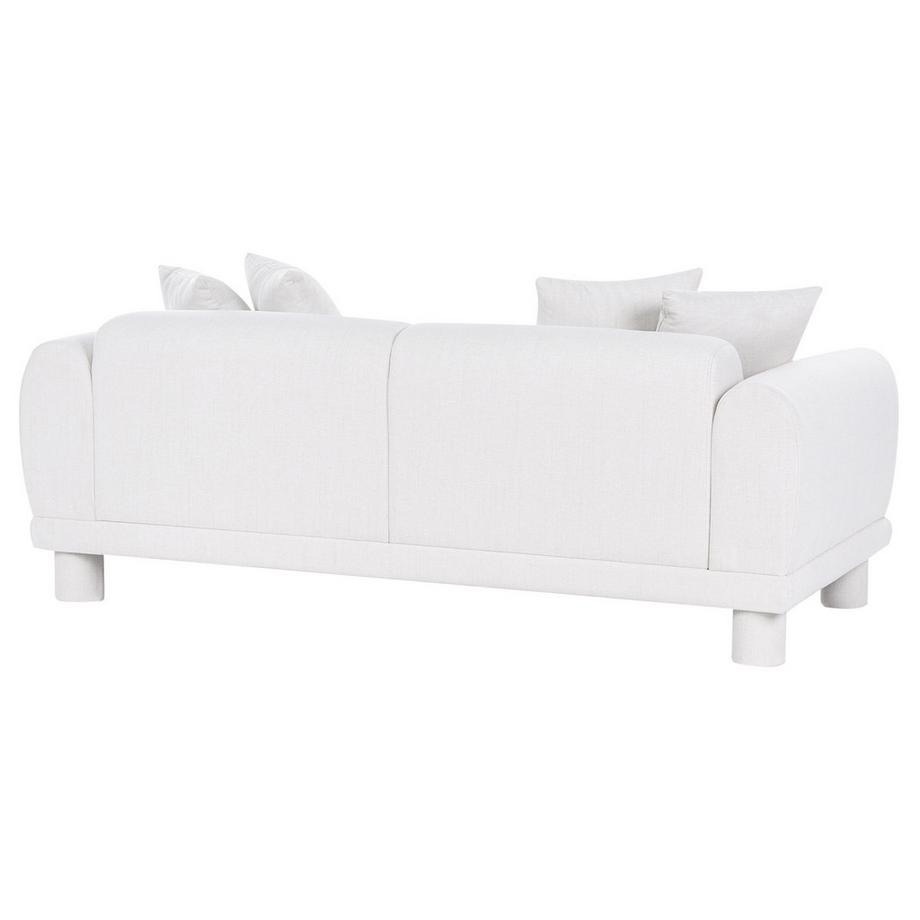 Beliani Canapé 3 places en Tissu Moderne PORI  