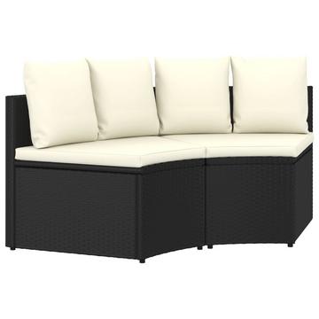 Gartensofa poly-rattan