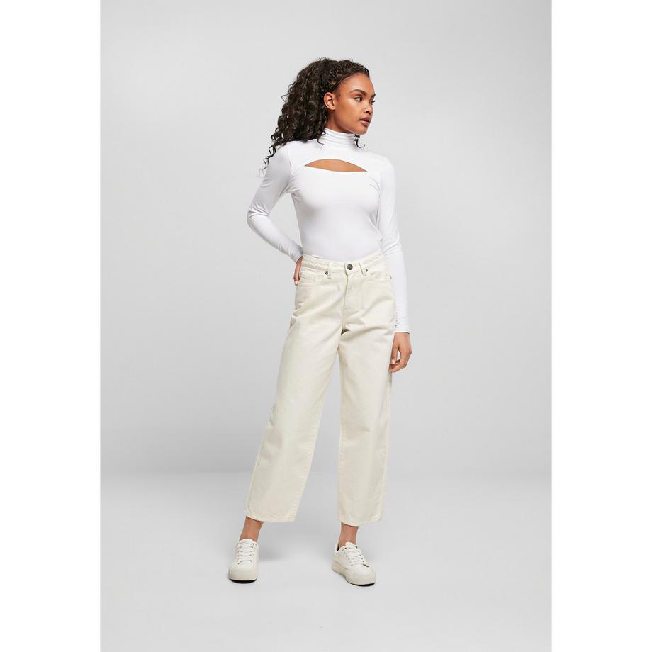 URBAN CLASSICS T-Shirt Dolcevita Maniche Lunghe con Cut Out  