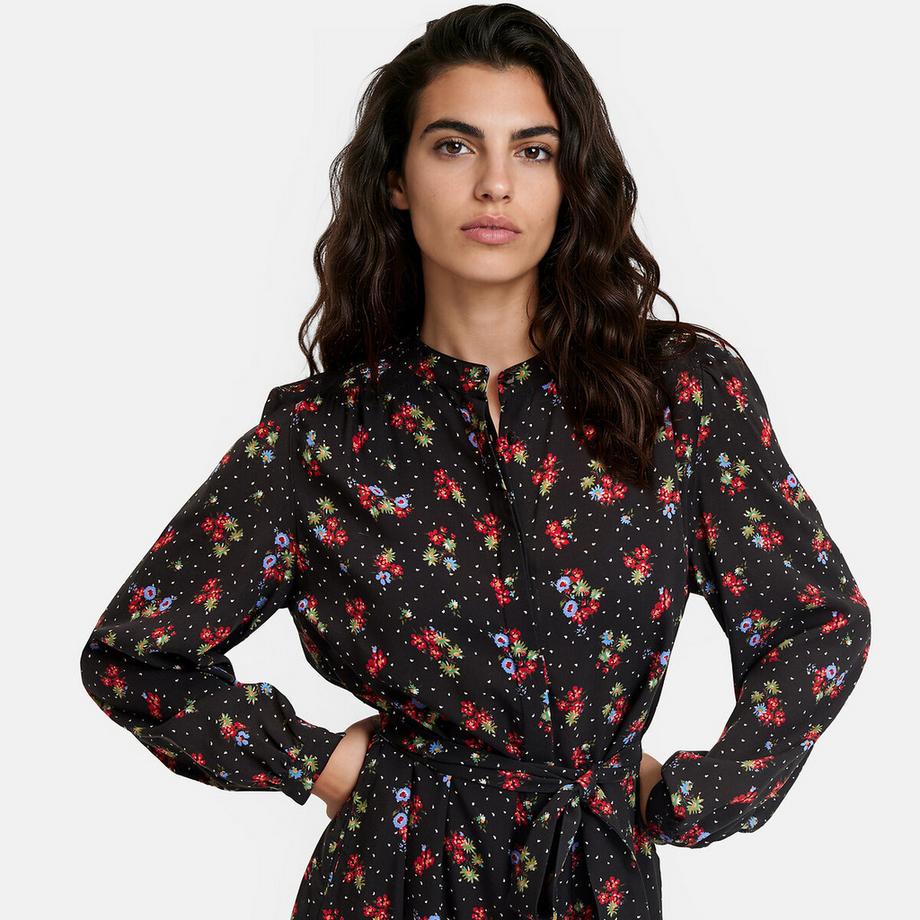 La Redoute Collections Robe longue imprimé floral à manches longues  