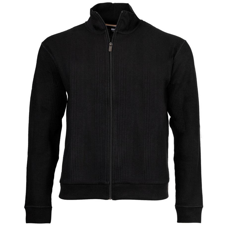 BOSS Bequem sitzend Structure Zip Jacke  