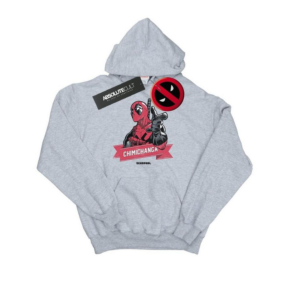 MARVEL Chimichanga Finger Felpa con Cappuccio  