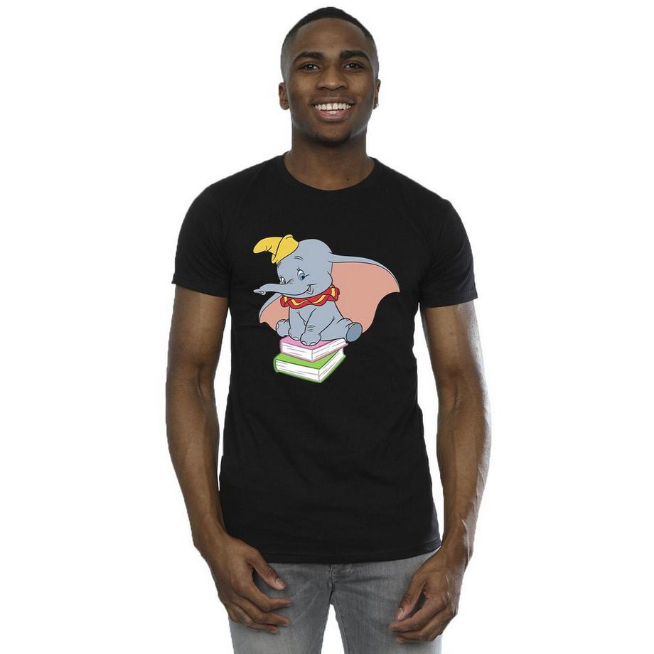 Disney Dumbo Sitting On Books T-Shirt  