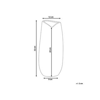 Beliani Dekovase aus Steinzeug Modern DERBE  