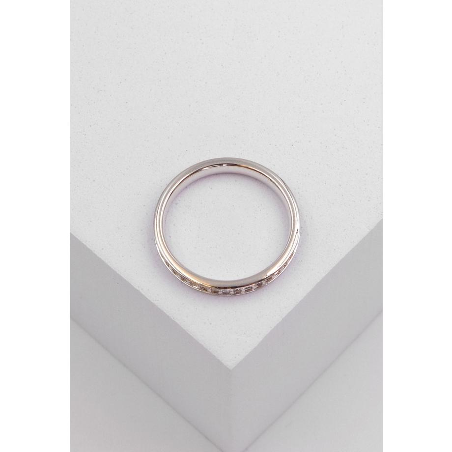 MUAU Schmuck  Bague Mémoire Diamant 0.50ct. or blanc 750 