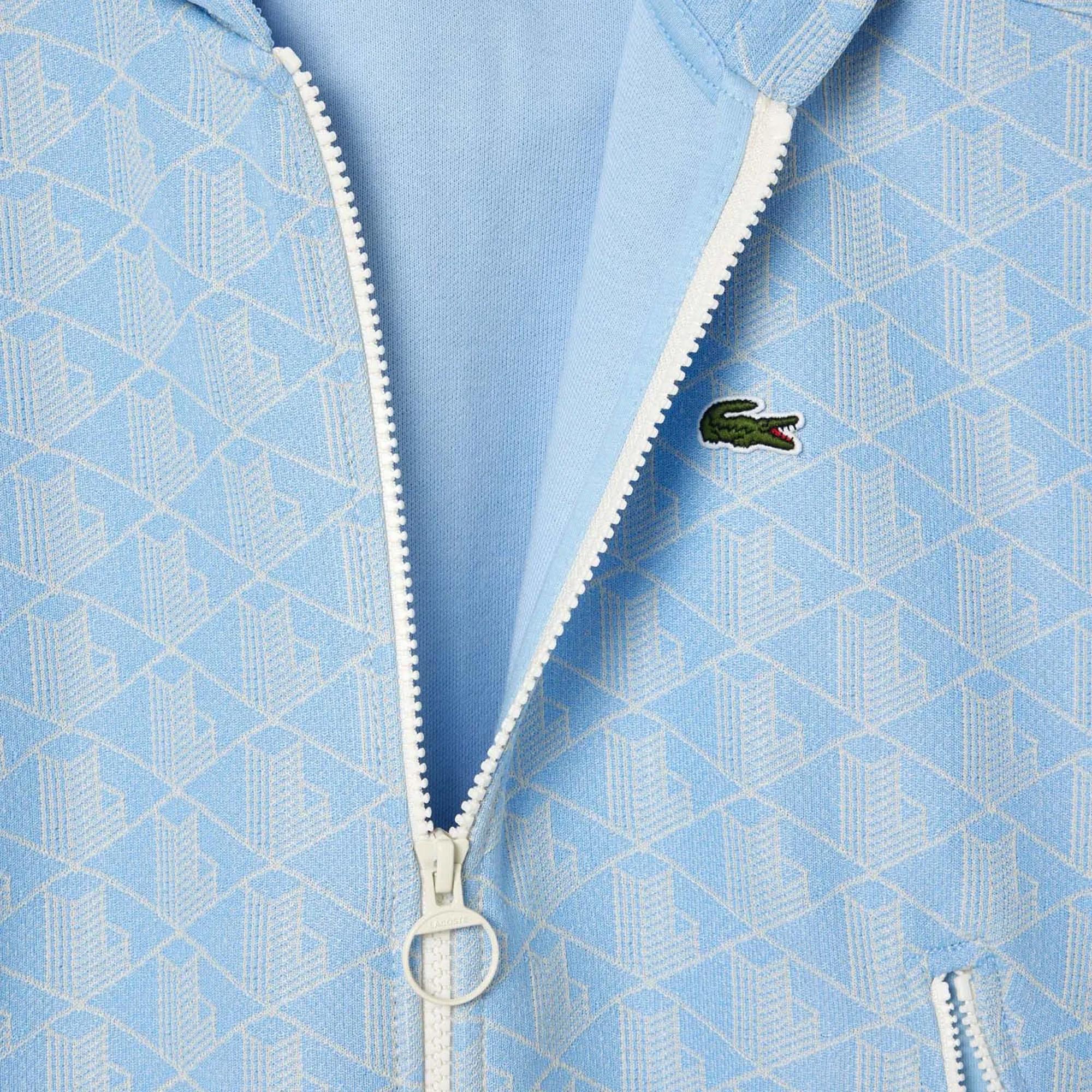 LACOSTE Jacquard Full Zip Hoodie  