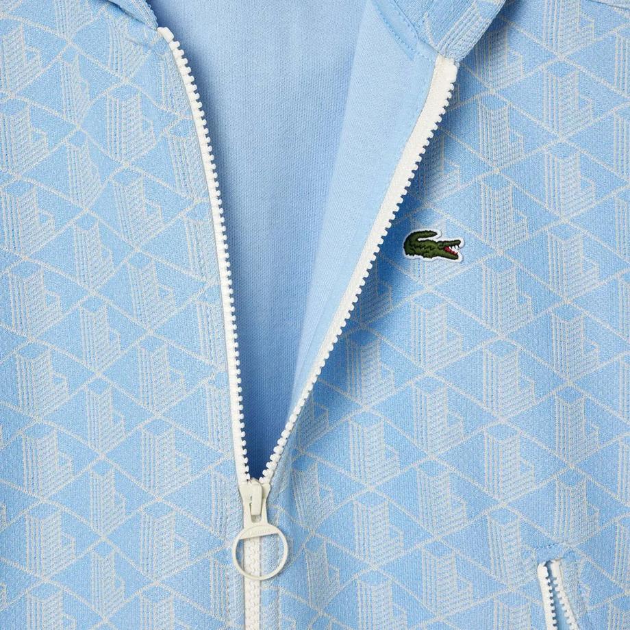 LACOSTE Jacquard Full Zip Hoodie  
