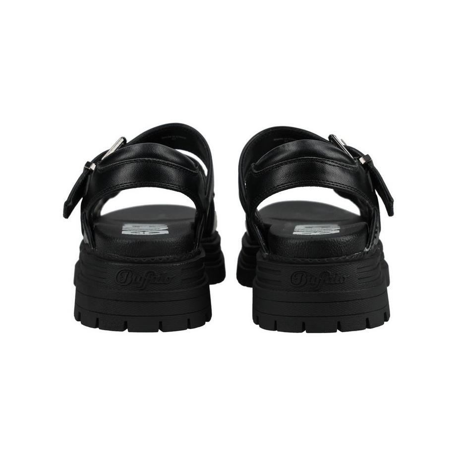 Buffalo Plateausandalen mit Schnallenriemen  