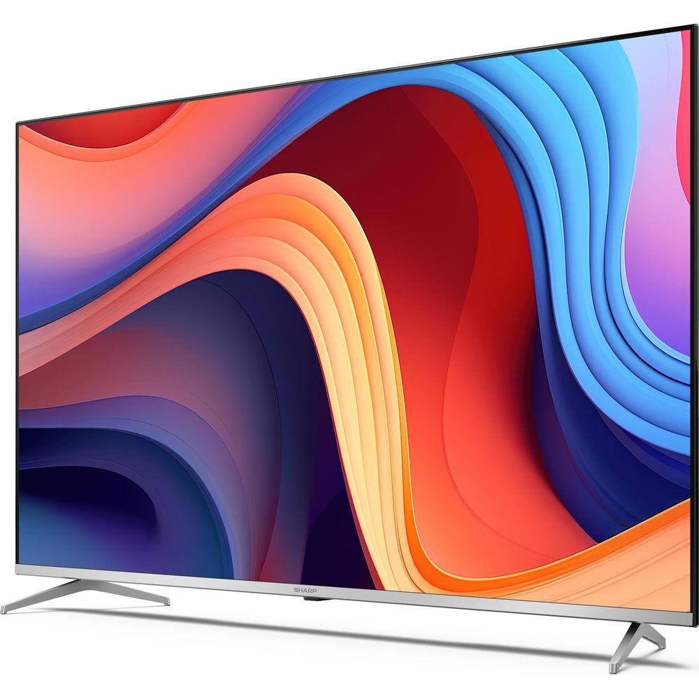 SHARP  Sharp 55GP6260E TV 139,7 cm (55") 4K Ultra HD Smart TV Wi-Fi Nero, Argento 