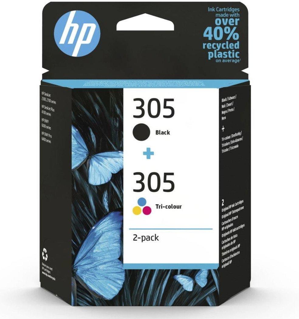 Hewlett-Packard  HP Nr. 305 Combo Pack, TPA schwarz + farbig 