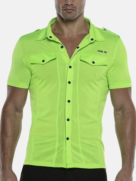 Code22  Camicia a maniche corte Vivid 