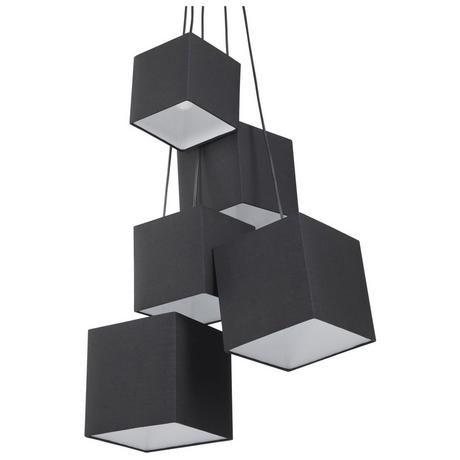 Beliani Lampe suspension en Polyester Rétro MESTA  