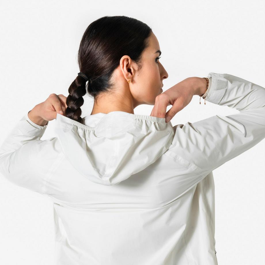 KIPRUN  Wasserdichte Laufjacke , Kiprun Run Rain 900, Grau 