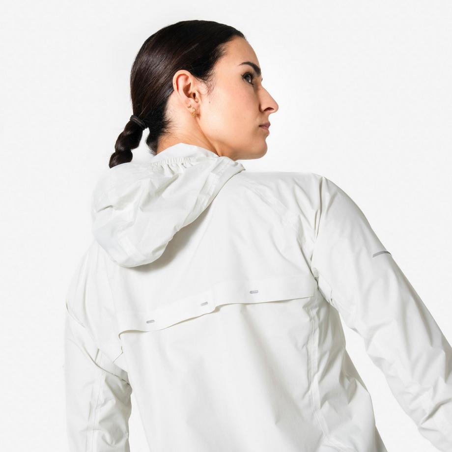 KIPRUN  Wasserdichte Laufjacke , Kiprun Run Rain 900, Grau 