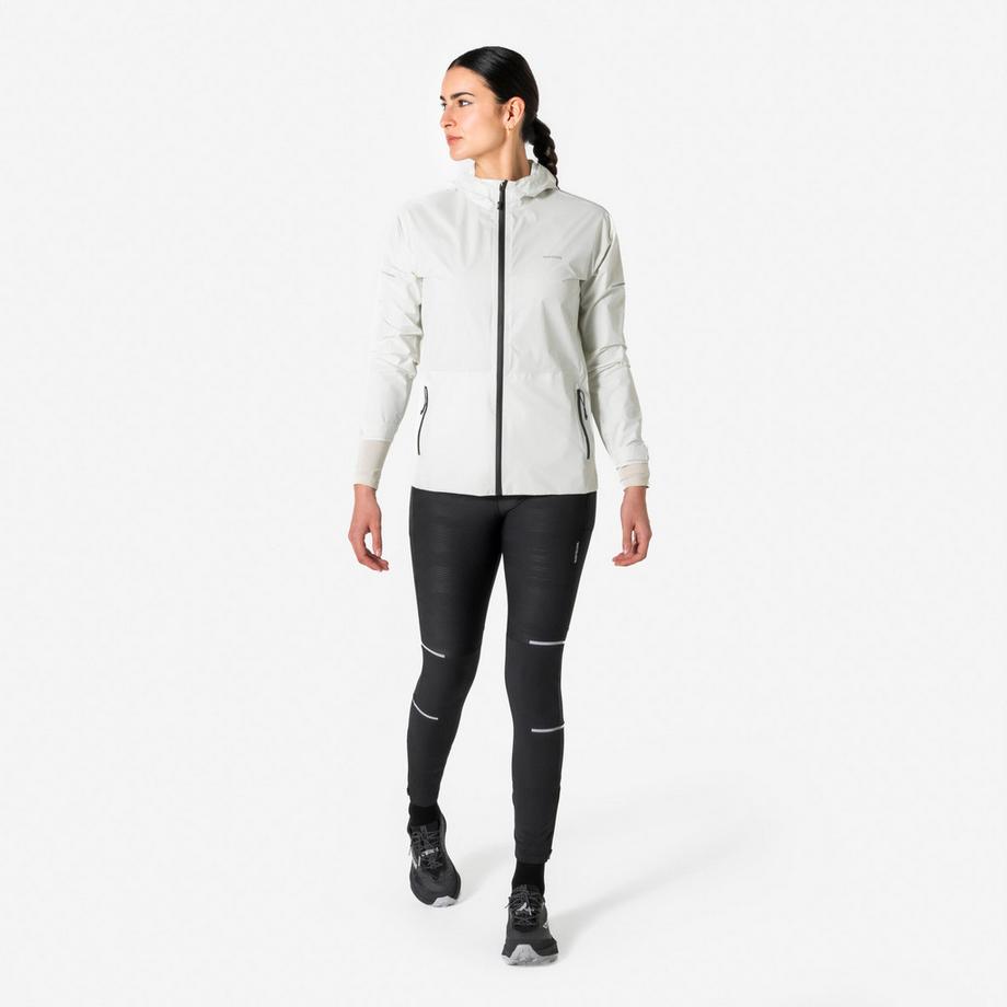 KIPRUN  Wasserdichte Laufjacke , Kiprun Run Rain 900, Grau 