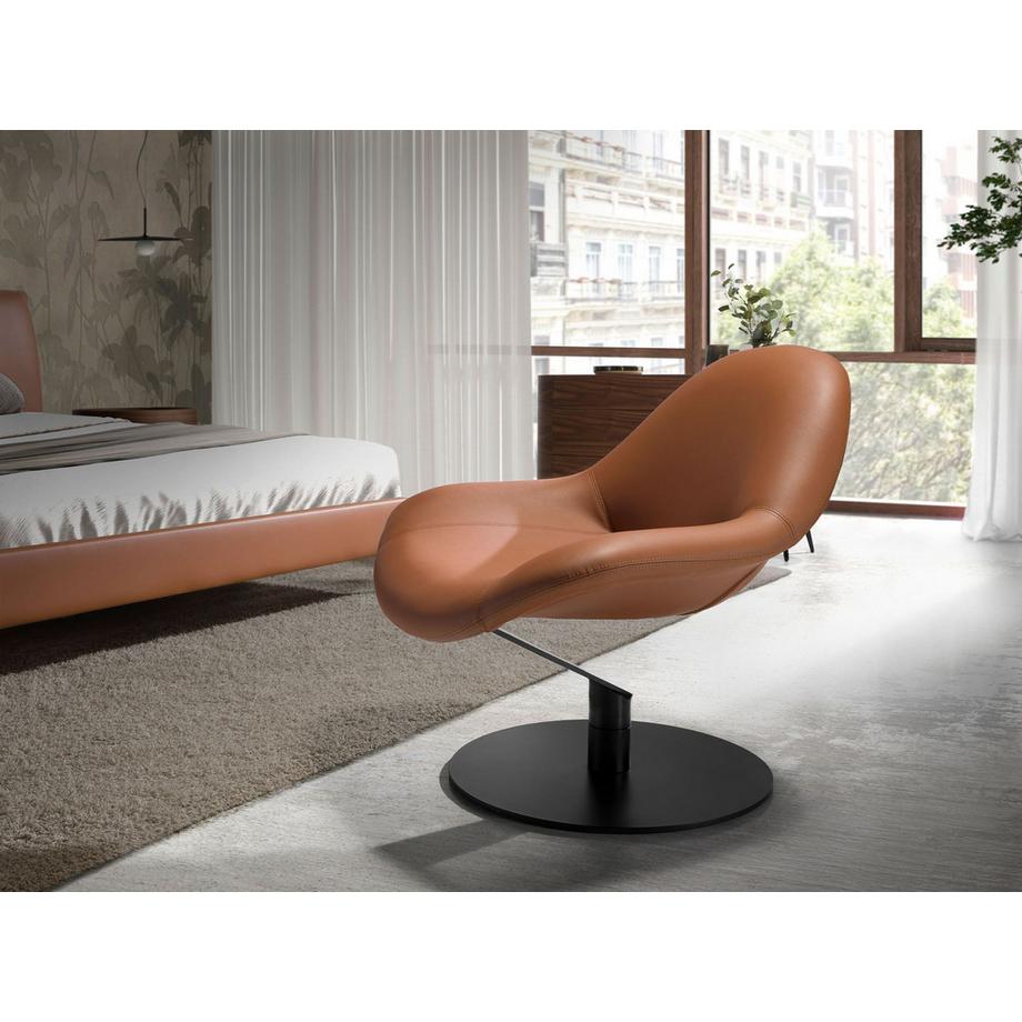 ANGEL CERDA Drehsessel ausem Kunstleder  