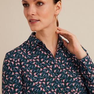 La Redoute Collections  Langärmelige Tunika mit floralem Muster 