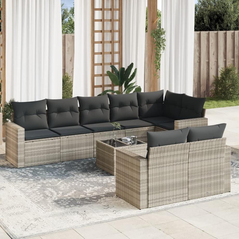 VidaXL Garten sofagarnitur poly-rattan  