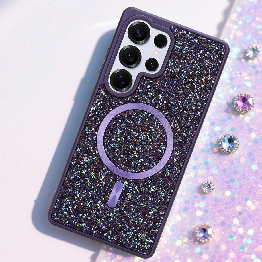 Cadorabo  Coque pour Samsung Galaxy S25 Ultra Paillettes Scintillant Design 