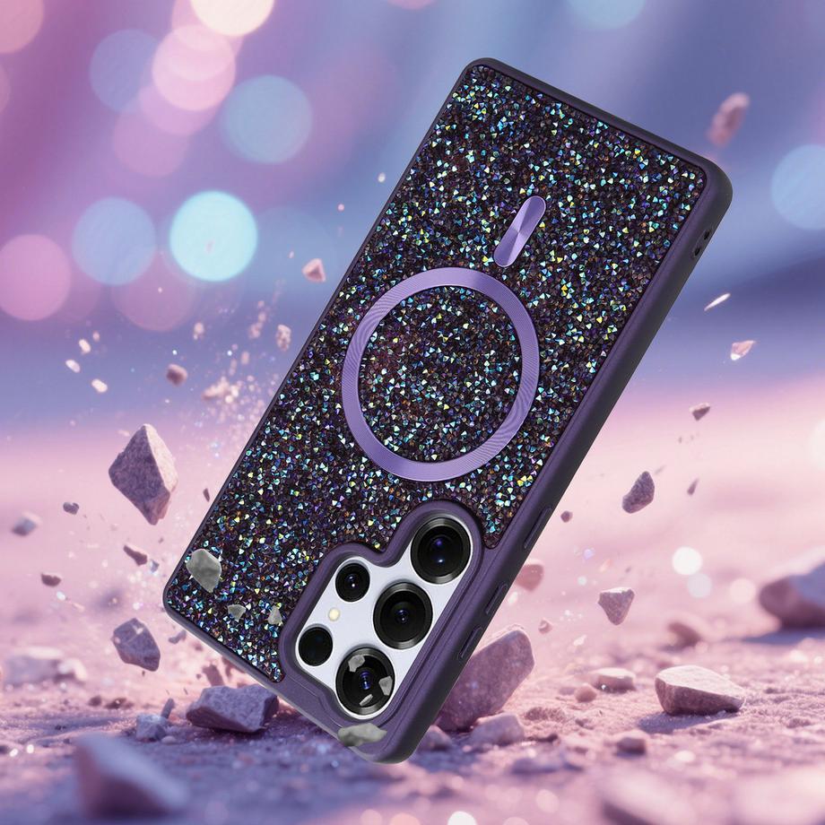 Cadorabo  Coque pour Samsung Galaxy S25 Ultra Paillettes Scintillant Design 