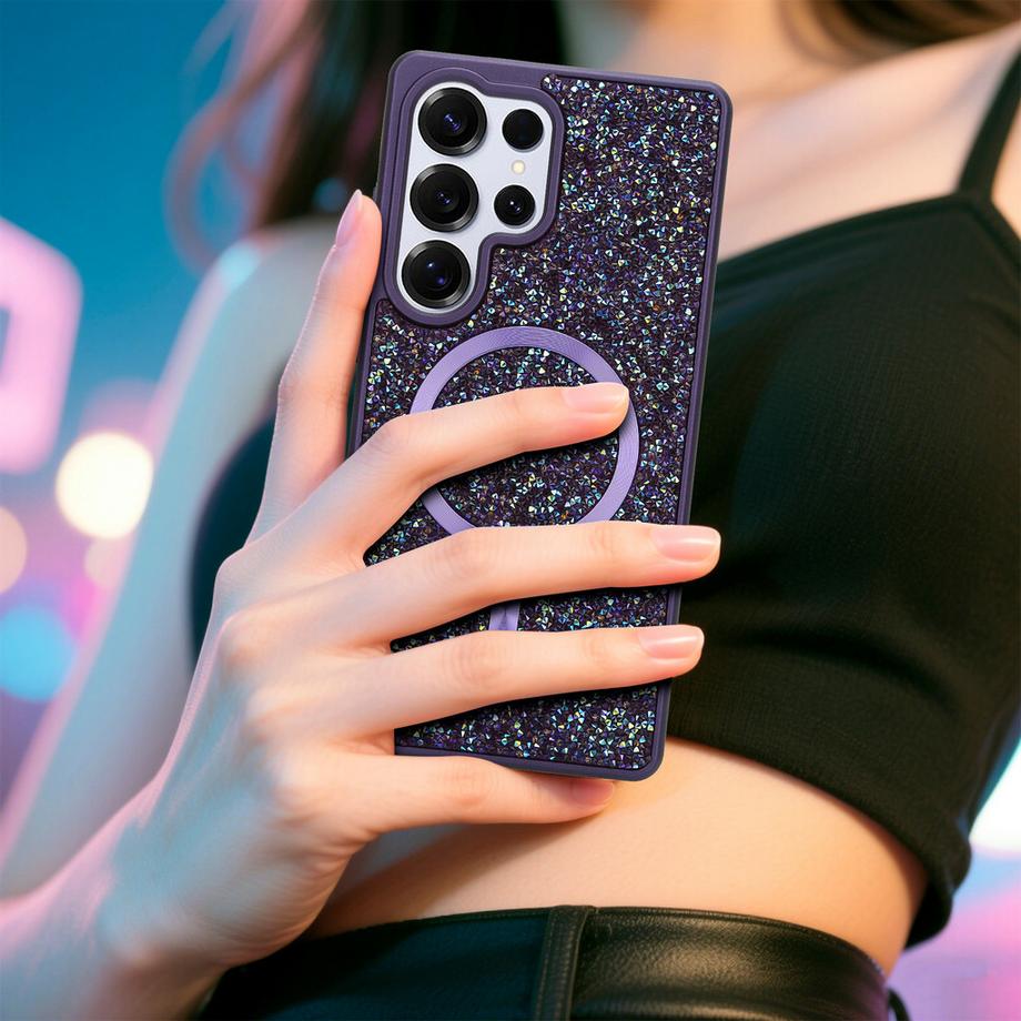 Cadorabo  Coque pour Samsung Galaxy S25 Ultra Paillettes Scintillant Design 