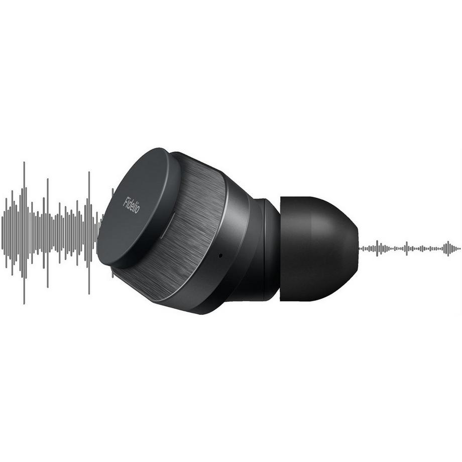 PHILIPS  T1BK/00, True Wireless In-Ear schwarz, Aktiv Noise Cancelling, Ladecase 