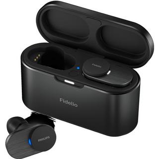 PHILIPS  T1BK/00, True Wireless In-Ear schwarz, Aktiv Noise Cancelling, Ladecase 