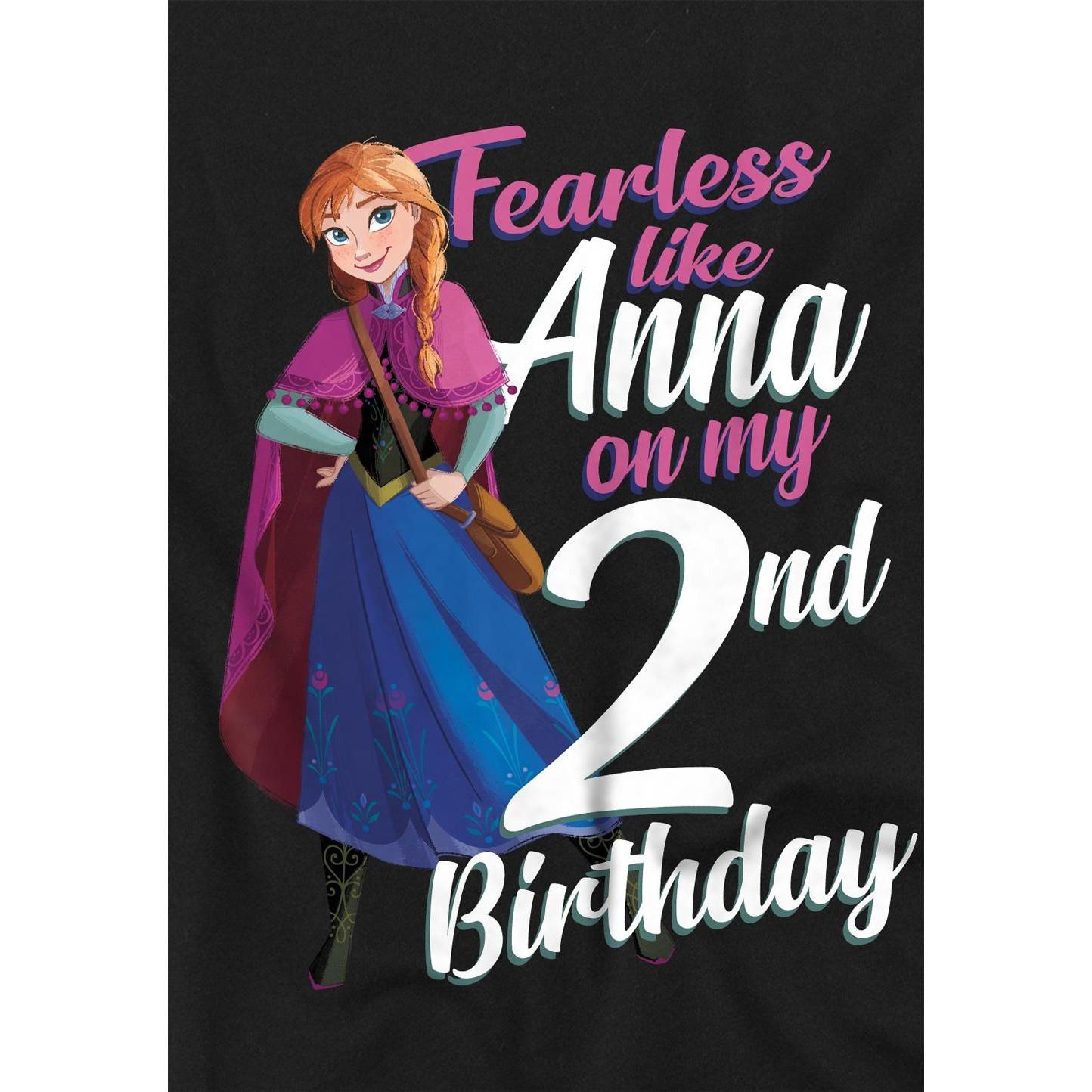 FROZEN  Fearless Like Anna TShirt  2 Geburtstag 