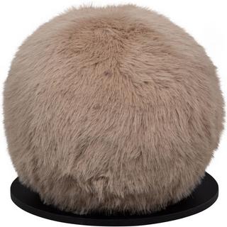 mutoni Hocker Pluk Faux-Fur sand  