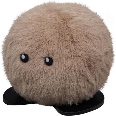 mutoni Hocker Pluk Faux-Fur sand  