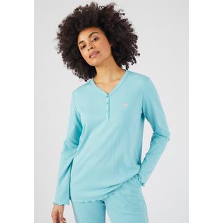 Damart  Pyjama maille interlock côtelée douce et souple 