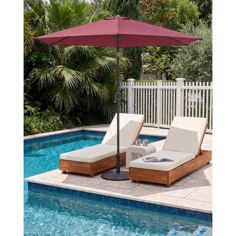 Beliani Parasol de jardin en Tissu  VARESE  