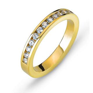 MUAU Schmuck  Bague Mémoire or jaune 750/18K 0.48ct 